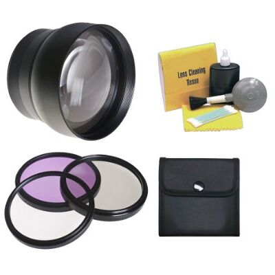 Digital Nc Sony DSR-PD170 Téléobjectif haute définition 2,2x + kit de filtres 3 pièces 58 mm + kit de nettoyage Nwv Direct 5 pièces Digital Nc Sony DSR-PD170 Téléobjectif haute définition 2,2x + kit de filtres 3 pièces 58 mm + kit de nettoyage Nwv Direct 5 pièces