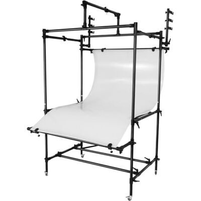 Walimex Pro Table de prise de vue mobile XXL – Table de prise de vue mobile professionnelle pour des prises de vue parfaites du produit jusqu'à 20 kg – Avec hauteur variable, surface de diffusion, Walimex Pro Table de prise de vue mobile XXL – Table de prise de vue mobile professionnelle pour des prises de vue parfaites du produit jusqu'à 20 kg – Avec hauteur variable, surface de diffusion,