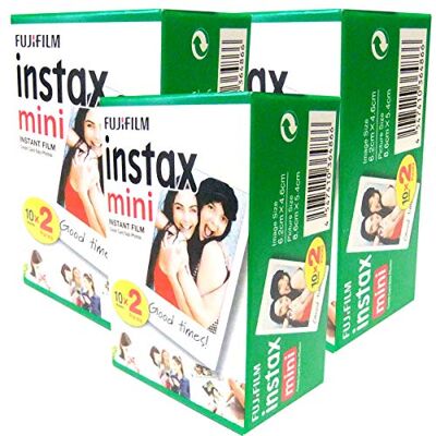 Fujifilm Mini Film Pack (60 poses) Mini pour 8 50s 25 7s 90 300 Fujifilm Mini Film Pack (60 poses) Mini pour 8 50s 25 7s 90 300