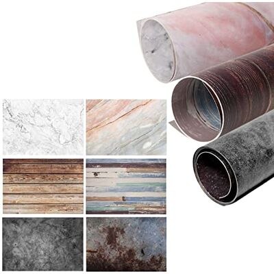 Selens Lot de 3 toiles de fond 2 en 1 marbre, multicolores, grain de bois et mur en ciment de béton, 56 x 88 cm, plate, double face, pour blogueurs gourmets, cosmétiques, photos de vie Selens Lot de 3 toiles de fond 2 en 1 marbre, multicolores, grain de bois et mur en ciment de béton, 56 x 88 cm, plate, double face, pour blogueurs gourmets, cosmétiques, photos de vie