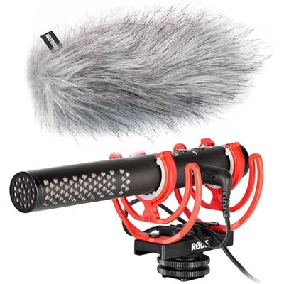 RØDE Rode Videomic NTG Broadcast Microphone pour appareil photo + protection contre le vent en fourrure Keepdrum RØDE Rode Videomic NTG Broadcast Microphone pour appareil photo + protection contre le vent en fourrure Keepdrum