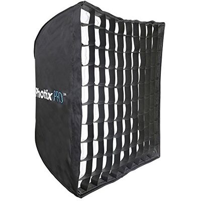 Phottix Easy-up HD Fenêtre de lumière carrée avec grid 70 x 70 cm Phottix Easy-up HD Fenêtre de lumière carrée avec grid 70 x 70 cm
