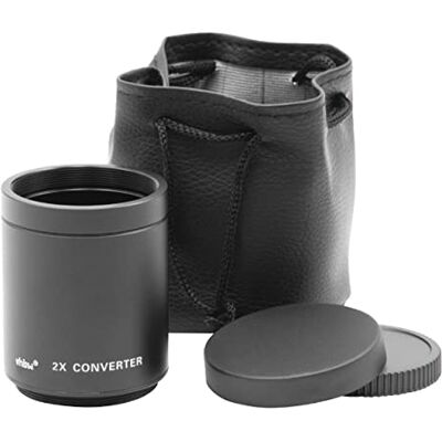 vhbw Téléconvertisseur 2X pour objectifs T2, T-Mount pour Appareil Photo, Reflex numérique, par ex. Compatible avec Canon et Plus vhbw Téléconvertisseur 2X pour objectifs T2, T-Mount pour Appareil Photo, Reflex numérique, par ex. Compatible avec Canon et Plus