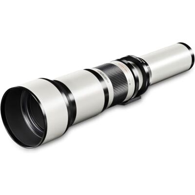Walimex Pro Téléobjectif CSC 650-1300 mm 1:8-16 pour DSLR Canon EF – Mise au point manuelle, zoom pour plein format et capteur APS-C, monture entièrement métallique, avec sac de rangement et bouchons Walimex Pro Téléobjectif CSC 650-1300 mm 1:8-16 pour DSLR Canon EF – Mise au point manuelle, zoom pour plein format et capteur APS-C, monture entièrement métallique, avec sac de rangement et bouchons