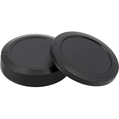 ayex Kit de couvercle de boîtier d'appareil photo et cache arrière d'objectif compatible avec Canon RF – Capuchons de protection pour appareil photo et objectif ayex Kit de couvercle de boîtier d'appareil photo et cache arrière d'objectif compatible avec Canon RF – Capuchons de protection pour appareil photo et objectif
