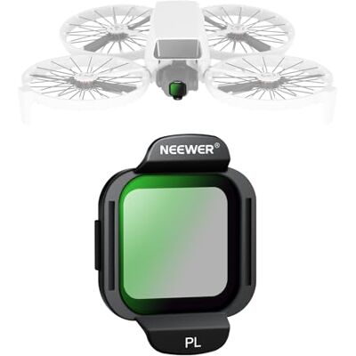 NEEWER Filtre CPL FLN38 Compatible avec les accessoires DJI Flip Drone Verre optique HD multicouche Snap On Filtre polarisant circulaire pour éliminer les reflets et l'éblouissement NEEWER Filtre CPL FLN38 Compatible avec les accessoires DJI Flip Drone Verre optique HD multicouche Snap On Filtre polarisant circulaire pour éliminer les reflets et l'éblouissement