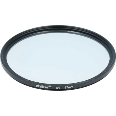 vhbw Filtre UV universel pour objectifs d'appareil photo avec filetage de filtre de 67 mm vhbw Filtre UV universel pour objectifs d'appareil photo avec filetage de filtre de 67 mm