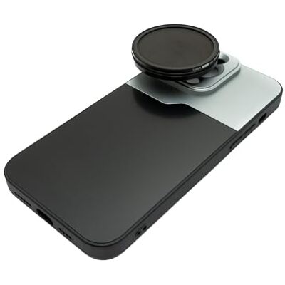 SYSTEM-S CPL Filtre polarisant circulaire 52 mm avec coque filetée pour iPhone 14 Pro Max SYSTEM-S CPL Filtre polarisant circulaire 52 mm avec coque filetée pour iPhone 14 Pro Max