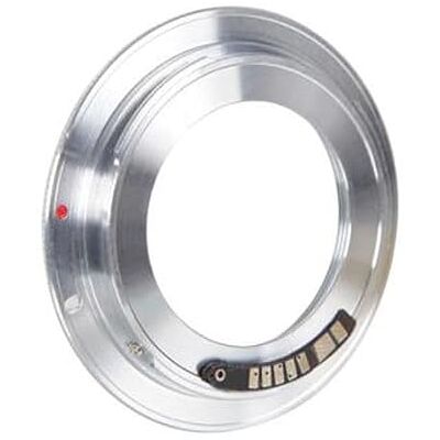 ayex Adaptateur d'objectif semi-automatique pour objectifs Nikon Compatible avec les appareils photo Canon à baïonnette EF ayex Adaptateur d'objectif semi-automatique pour objectifs Nikon Compatible avec les appareils photo Canon à baïonnette EF
