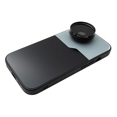 SYSTEM-S CPL Filtre polarisant circulaire 37 mm avec coque filetée pour iPhone 15 SYSTEM-S CPL Filtre polarisant circulaire 37 mm avec coque filetée pour iPhone 15