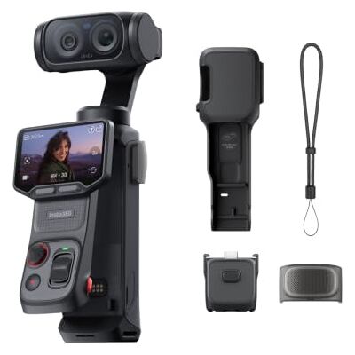 Insta360 Luna Ultra Caméra de vlogging 8K avec deux objectifs Leica, zoom 12×, capteur 1", écran tactile détachable 2", triple puce IA, caméra de poche à stabilisateur pour les vlogs Insta360 Luna Ultra Caméra de vlogging 8K avec deux objectifs Leica, zoom 12×, capteur 1", écran tactile détachable 2", triple puce IA, caméra de poche à stabilisateur pour les vlogs