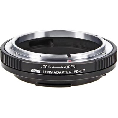 ayex FD-EOS Adaptateur d'objectif compatible avec les objectifs Canon FD FL Mise au point rapprochée Entièrement en métal (sans lentille) ayex FD-EOS Adaptateur d'objectif compatible avec les objectifs Canon FD FL Mise au point rapprochée Entièrement en métal (sans lentille)
