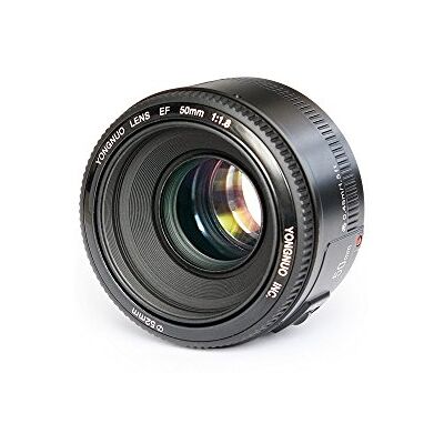 YONGNUO YN50MM Objectif Principal Standard YN50mm F1.8 Objectif Autofocus à grande Ouverture pour Appareil Photo Reflex Numérique Canon EF Mount Rebel YONGNUO YN50MM Objectif Principal Standard YN50mm F1.8 Objectif Autofocus à grande Ouverture pour Appareil Photo Reflex Numérique Canon EF Mount Rebel
