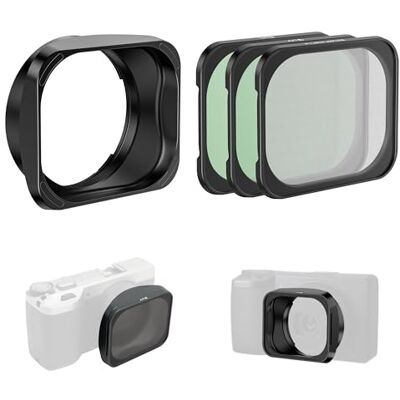 FREEWELL Pare-soleil pour Ricoh GRIV avec Filtres CPL UV Mist Magnétiques Filtres empilables avec verre trempé pour protéger l’objectif, réduire les reflets et créer un effet brume. FREEWELL Pare-soleil pour Ricoh GRIV avec Filtres CPL UV Mist Magnétiques Filtres empilables avec verre trempé pour protéger l’objectif, réduire les reflets et créer un effet brume.