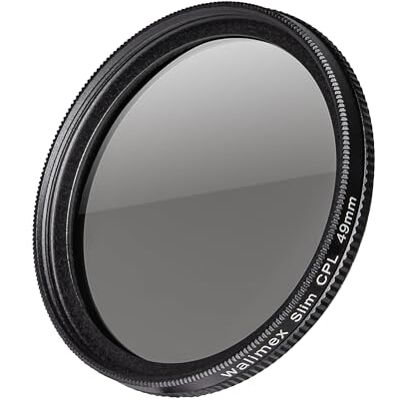 Walimex Pro walimex Filtre polarisant circulaire mince 49 mm pour appareil photo Walimex Pro walimex Filtre polarisant circulaire mince 49 mm pour appareil photo