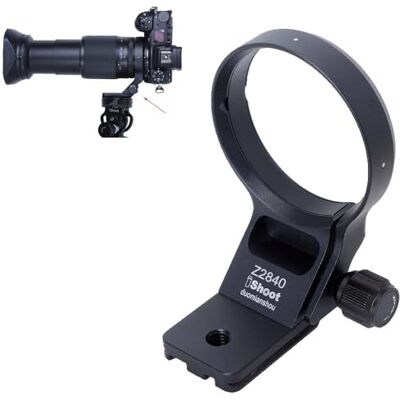 iShoot Bague de montage pour trépied compatible avec Nikon Z 28-400 mm F4-8 VR et Z 70-180 mm F2.8, support de prise de vue verticale, support de plaque à dégagement rapide Arca-Swiss Fit pour iShoot Bague de montage pour trépied compatible avec Nikon Z 28-400 mm F4-8 VR et Z 70-180 mm F2.8, support de prise de vue verticale, support de plaque à dégagement rapide Arca-Swiss Fit pour