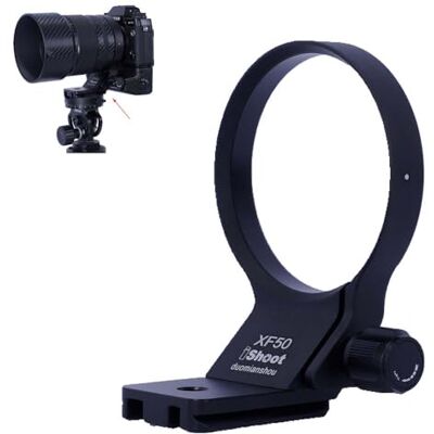 iShoot Collier de support d'objectif pour trépied compatible avec Fujifilm Fuji XF 50 mm F1.0 R WR, support inférieur Arca-Swiss Fit plaque à dégagement rapide pour trépied Arca Head Clamp iShoot Collier de support d'objectif pour trépied compatible avec Fujifilm Fuji XF 50 mm F1.0 R WR, support inférieur Arca-Swiss Fit plaque à dégagement rapide pour trépied Arca Head Clamp