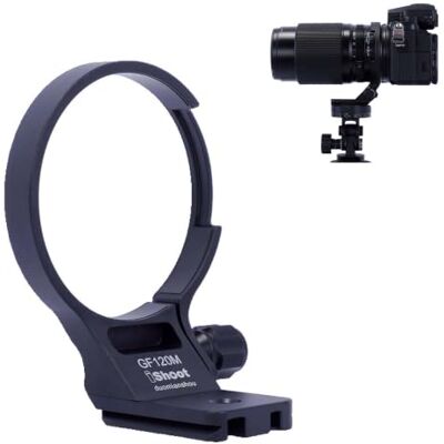iShoot Bague de fixation pour trépied compatible avec Fujifilm Fuji GF 120 mm F4 R LM OIS WR Macro, support inférieur Arca-Swiss Fit plaque à dégagement rapide pour trépied Arca iShoot Bague de fixation pour trépied compatible avec Fujifilm Fuji GF 120 mm F4 R LM OIS WR Macro, support inférieur Arca-Swiss Fit plaque à dégagement rapide pour trépied Arca