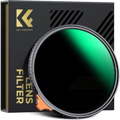 K&F CONCEPT 72mm Filtre VND Variable ND2 ND400 Densité Neutre 1-9 Stops Haute Définition, Résistant à l'eau, Anti-Rayures pour Objectif Appareil Photo (Série Nano-X)-FN722 K&F CONCEPT 72mm Filtre VND Variable ND2 ND400 Densité Neutre 1-9 Stops Haute Définition, Résistant à l'eau, Anti-Rayures pour Objectif Appareil Photo (Série Nano-X)-FN722