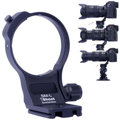 iShoot Bague de montage pour trépied compatible avec Sigma 28-45 mm F1.8 DG DN Art, 28-105 mm F2.8 DG DN Art & 24-70 mm F2.8 DG DN II Art L-Mount, support de plaque à dégagement rapide Arca-swiss Fit iShoot Bague de montage pour trépied compatible avec Sigma 28-45 mm F1.8 DG DN Art, 28-105 mm F2.8 DG DN Art & 24-70 mm F2.8 DG DN II Art L-Mount, support de plaque à dégagement rapide Arca-swiss Fit