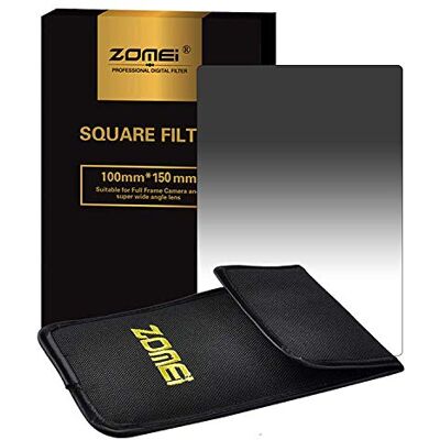 ZoMei Lot de 100 filtres Z-Pro Series de 150 mm : ND2 + ND4 + ND8 + ND16 à densité neutre graduée gris compatible avec les appareils photo reflex numériques Cokin ZoMei Lot de 100 filtres Z-Pro Series de 150 mm : ND2 + ND4 + ND8 + ND16 à densité neutre graduée gris compatible avec les appareils photo reflex numériques Cokin