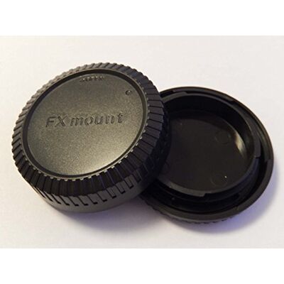 vhbw Lot de Bouchons pour Objectif Compatible avec Fuji/Fujifilm X-PRO1 Body, X-Pro1 X-T1, X-T1 Appareil Photo Cache arrière et de boîtier, Noir vhbw Lot de Bouchons pour Objectif Compatible avec Fuji/Fujifilm X-PRO1 Body, X-Pro1 X-T1, X-T1 Appareil Photo Cache arrière et de boîtier, Noir