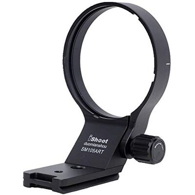 iShoot Bague de fixation pour trépied en métal 82 mm compatible avec Sigma 105 mm F1.4 DG HSM Art et Sigma 100-400 mm F5-6.3 DG DN OS, support d'objectif inférieur Arca-Swiss Fit Plaque à dégagement iShoot Bague de fixation pour trépied en métal 82 mm compatible avec Sigma 105 mm F1.4 DG HSM Art et Sigma 100-400 mm F5-6.3 DG DN OS, support d'objectif inférieur Arca-Swiss Fit Plaque à dégagement