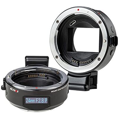 VILTROX EF-E5 Adaptateur d'objectif pour Sony E-Mount OLED Bague de support d'objectif autofocus compatible avec les objectifs Canon EOS EF EF-S pour appareil photo Sony E Mount A7II, a7 a6500 a6300 VILTROX EF-E5 Adaptateur d'objectif pour Sony E-Mount OLED Bague de support d'objectif autofocus compatible avec les objectifs Canon EOS EF EF-S pour appareil photo Sony E Mount A7II, a7 a6500 a6300