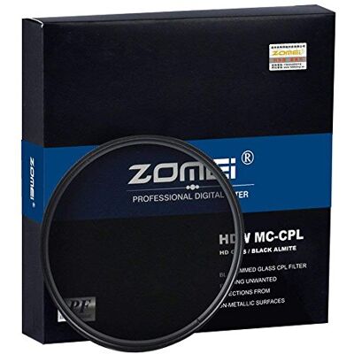 ZoMei Filtre polarisant circulaire CIR-PL CPL 18 couches ultra fin 55 mm ZoMei Filtre polarisant circulaire CIR-PL CPL 18 couches ultra fin 55 mm