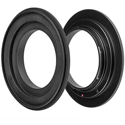 ayex Adaptateur rétro/bague d'inversion pour Sony A-Mount – 52 mm Adaptateur macro de reversering, pour visser un objectif pour la prise de vue macro ayex Adaptateur rétro/bague d'inversion pour Sony A-Mount – 52 mm Adaptateur macro de reversering, pour visser un objectif pour la prise de vue macro