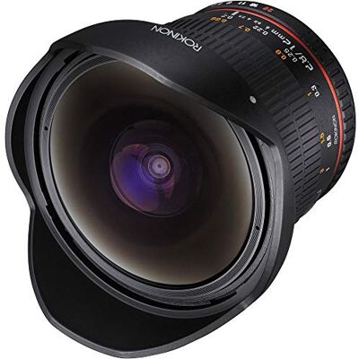 Rokinon Objectif fisheye ultra large 12 mm F2.8 pour appareils photo reflex numériques Canon EOS EF – Compatible plein format Rokinon Objectif fisheye ultra large 12 mm F2.8 pour appareils photo reflex numériques Canon EOS EF – Compatible plein format