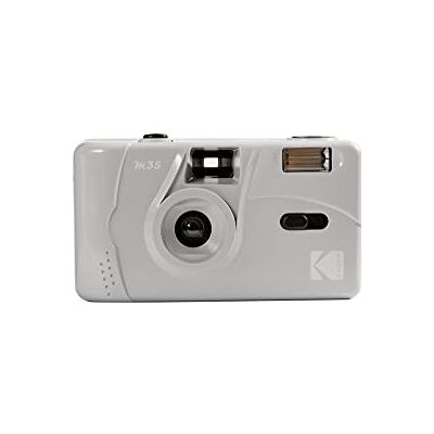 Kodak M35 DA00255 Appareil Photo Rechargeable 35mm, Objectif Grand Angle Fixe, Viseur Optique, Flash Intégré, Pile AAA – Gris Kodak M35 DA00255 Appareil Photo Rechargeable 35mm, Objectif Grand Angle Fixe, Viseur Optique, Flash Intégré, Pile AAA – Gris
