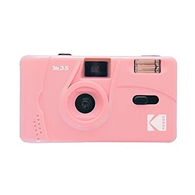 Kodak M35 DA00241 Appareil Photo Rechargeable 35mm, Objectif Grand Angle Fixe, Viseur Optique, Flash Intégré, Pile AAA – Rose Kodak M35 DA00241 Appareil Photo Rechargeable 35mm, Objectif Grand Angle Fixe, Viseur Optique, Flash Intégré, Pile AAA – Rose