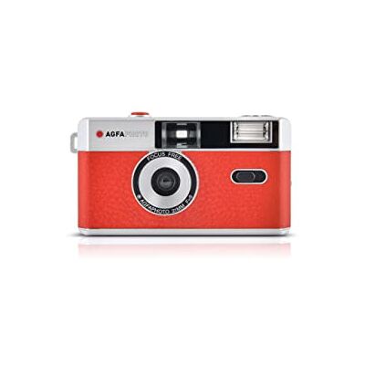 AgfaPhoto Appareil Photo analogique réutilisable Rouge AgfaPhoto Appareil Photo analogique réutilisable Rouge
