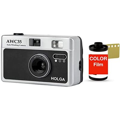 Holga 35mm Caméra Automatique à Moteur Set INCL. Film Couleur + Piles Holga 35mm Caméra Automatique à Moteur Set INCL. Film Couleur + Piles