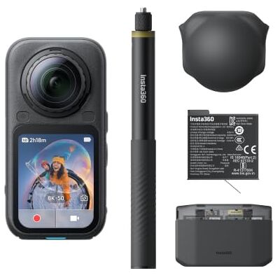 Insta360 Caméra 360 X6 Version Essentials Midnight Black Insta360 Caméra 360 X6 Version Essentials Midnight Black