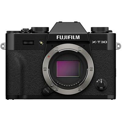 Fujifilm X-T30 III Appareil photo numérique sans miroir 26 MP, corps uniquement, capteur APS-C X-Trans CMOS 4, films 6.2K 30p, viseur EVF, écran LCD 3" orientable, noir Fujifilm X-T30 III Appareil photo numérique sans miroir 26 MP, corps uniquement, capteur APS-C X-Trans CMOS 4, films 6.2K 30p, viseur EVF, écran LCD 3" orientable, noir