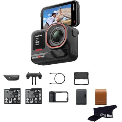Insta360 Ace Pro 2 Flash Print Bundle – Caméra d'action étanche 8K co-conçue avec Leica, capteur 1/1,3", double puce AI, faible luminosité, kit professionnel Xplorer Grip pour photographie de rue Insta360 Ace Pro 2 Flash Print Bundle – Caméra d'action étanche 8K co-conçue avec Leica, capteur 1/1,3", double puce AI, faible luminosité, kit professionnel Xplorer Grip pour photographie de rue