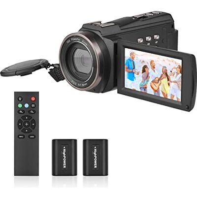 Andoer Caméra vidéo numérique 4K/60FPS 48MP WiFi avec zoom 16x écran tactile infrarouge de 7,6 cm Andoer Caméra vidéo numérique 4K/60FPS 48MP WiFi avec zoom 16x écran tactile infrarouge de 7,6 cm