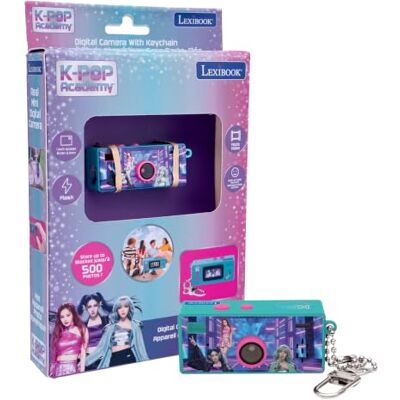 Lexibook , K-Pop, mini appareil photo numérique, rechargeable, DJKC78KPLXB Mini porte-clés appareil photo numérique avec modes photo et vidéo, stocke 500 photos, se recharge par USB-C, Bleu et Violet Lexibook , K-Pop, mini appareil photo numérique, rechargeable, DJKC78KPLXB Mini porte-clés appareil photo numérique avec modes photo et vidéo, stocke 500 photos, se recharge par USB-C, Bleu et Violet