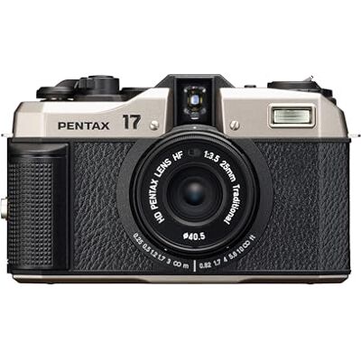 Pentax 17 18926 Appareil photo, format demi-taille, lentille nouvellement développée incluse, système de chargement facile pour un film facile Pentax 17 18926 Appareil photo, format demi-taille, lentille nouvellement développée incluse, système de chargement facile pour un film facile