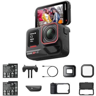 Insta360 Ace Pro 2 Pack vidéographie édition limitée – Caméra d’Action 8K co-conçue avec Leica, capteur 1/1,3", Grip Xplorer Professionnel Photo Urbaine, Objectif cinématographique Insta360 Ace Pro 2 Pack vidéographie édition limitée – Caméra d’Action 8K co-conçue avec Leica, capteur 1/1,3", Grip Xplorer Professionnel Photo Urbaine, Objectif cinématographique
