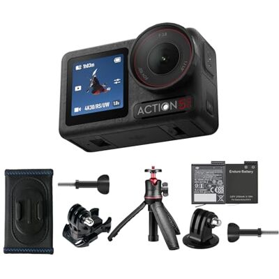 DJI Osmo Action 5 Pro Caméra d'action étanche avec capteur 1/1,3", vidéo 4K/120 fps, suivi du sujet, stabilisation, double écran tactile OLED, caméra d'action 4K idéale pour le sport, Vlog DJI Osmo Action 5 Pro Caméra d'action étanche avec capteur 1/1,3", vidéo 4K/120 fps, suivi du sujet, stabilisation, double écran tactile OLED, caméra d'action 4K idéale pour le sport, Vlog