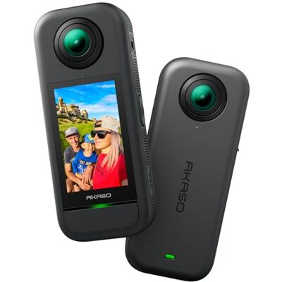 AKASO Action Cam 360° en 5.7K, photo 72MP AKASO Action Cam 360° en 5.7K, photo 72MP