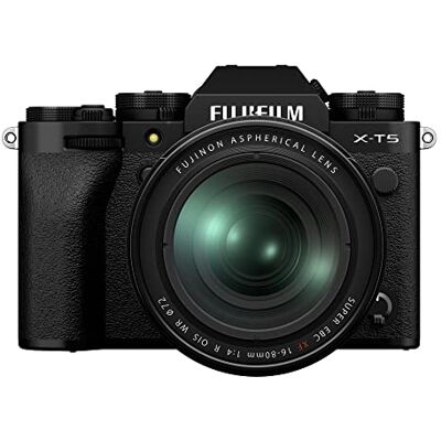 Fujifilm X-T5 noir, FUJINON XF16-80mmF4 R OIS WR Kit d'objectif Fujifilm X-T5 noir, FUJINON XF16-80mmF4 R OIS WR Kit d'objectif