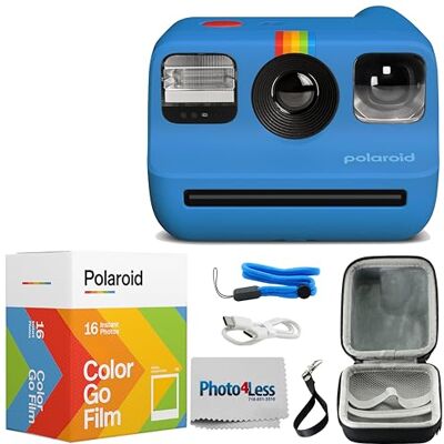 Polaroid Go Generation 2 Appareil photo instantané avec accessoires (bleu) Polaroid Go Generation 2 Appareil photo instantané avec accessoires (bleu)