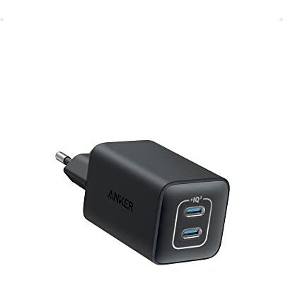 Anker Chargeur USB C 47 W, chargeur 523 (Nano 3), chargeur rapide GaN compact 2 ports pour iPhone 15/15 Plus/15 Pro/15 Pro Max/14, Galaxy, Pixel 4/3, iPad/iPad Mini (câble non inclus) Anker Chargeur USB C 47 W, chargeur 523 (Nano 3), chargeur rapide GaN compact 2 ports pour iPhone 15/15 Plus/15 Pro/15 Pro Max/14, Galaxy, Pixel 4/3, iPad/iPad Mini (câble non inclus)