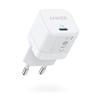 Anker PowerPort III Bloc d'alimentation USB-C 20 W pour Charge Rapide, Compatible avec iPhone 15/14/13/12, Galaxy, Pixel 4/3, iPad/iPad Mini, Noir (câble de Charge Non Inclus) Anker PowerPort III Bloc d'alimentation USB-C 20 W pour Charge Rapide, Compatible avec iPhone 15/14/13/12, Galaxy, Pixel 4/3, iPad/iPad Mini, Noir (câble de Charge Non Inclus)