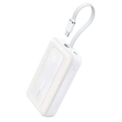 Anker Zolo Batterie Externe Haute Vitesse 20000mAh 30W, Câble USB-C Intégré, 1 Port USB-C & A, pour iPhone 16/16 Pro/16 Pro Max/16 Plus, MacBook, Galaxy, et Autres Anker Zolo Batterie Externe Haute Vitesse 20000mAh 30W, Câble USB-C Intégré, 1 Port USB-C & A, pour iPhone 16/16 Pro/16 Pro Max/16 Plus, MacBook, Galaxy, et Autres