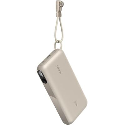 Belkin BoostCharge Batterie Externe 20K Avec Écran Beige Belkin BoostCharge Batterie Externe 20K Avec Écran Beige